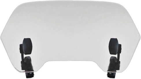 For Universal Double Linked Windshield Windscreen Extension Spoiler Deflector Smoked in Saudi Arabia