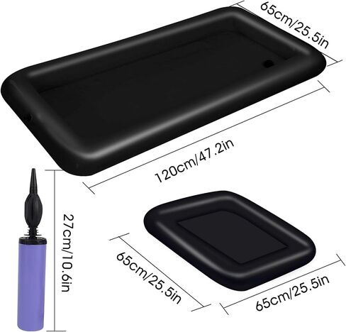 4 قطع من بار تقديم الثلج القابل للنفخ، وحفلات حمام السباحة، ومبرد المشروبات، وصينية الثلج العائمة، وحاويات مشروبات الطعام لحفلات الصيف مع نفخ in Kuwait