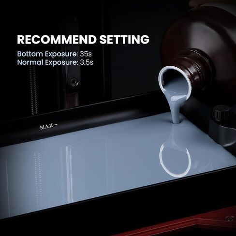 ELEGOO Standard Photopolymer 3D Printer Resin, 405nm UV Curing Photopolymer Resina for Mars Saturn Jupiter MSLA DLP LCD Impresora with High Precision, Grey 3000g in Kuwait