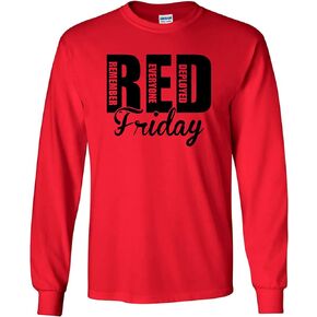 RED Friday Remember Everyone Deployed Long Sleeve T-Shirt