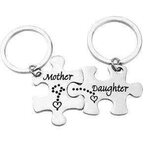 Mom Daughter Gifts Mothers Day Gifts Mom and Daughter Keychain Set Long Distance Mom and Daughter Gifts Christmas Birthday Gifts Mom Gifts from Daughter