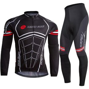 Men's Soft Long Sleeve Breathable Bicycle Cycling Jersey Polyester Clothing Outdoor Sports Fall Autumn
