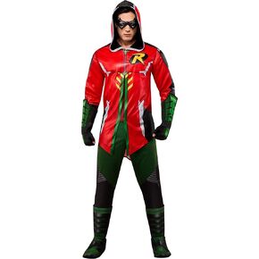 Rubie's Men's DC Gotham Knights Robin Deluxe Costume, As Shown