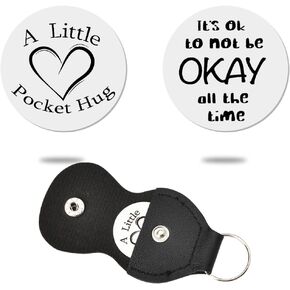 Sisadodo Pocket Hug Token Long Distance Relationship Gifts for Women Men Thinking of You Token Gifts for Son Daughter Friends
