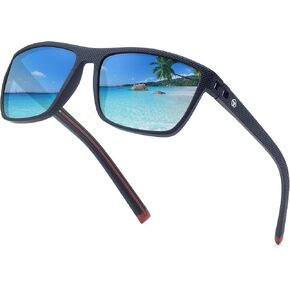 Polarized Sunglasses for Men UV400 Protection - Premium TR90 Frame Lightweight Fashion Shades for Fishing Driving in Saudi Arabia