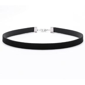 JAKAWIN Choker Necklace Adjustable Black Collar Necklaces for Women and Girls NK129