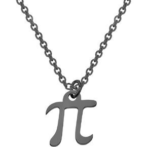 Pi Symbol Pendant Necklace 3.14 Math Sign Jewelry Pi Day Gift For Science Math Lover Teacher