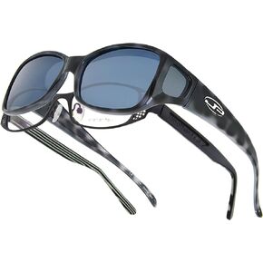 Dahlia JP Fitovers - Black Cheetah - Grey Lens (DL001)