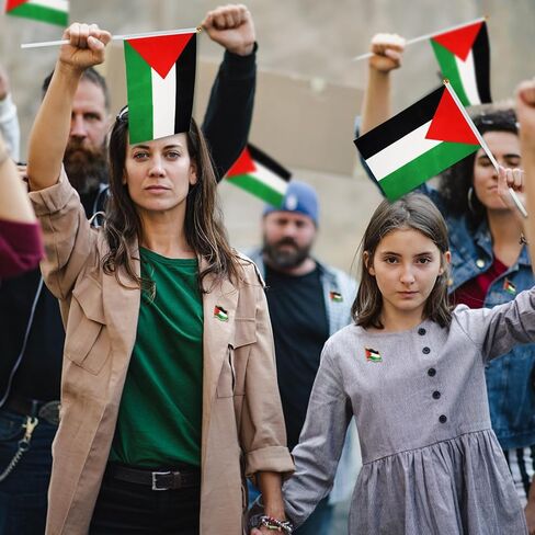 Palestine Flag Pin Badge, AhfuLife Palestine Pin Button Badge Palestinian Lapel Badge Alloy for Patriotic Activities, Parade Decoration in Kuwait