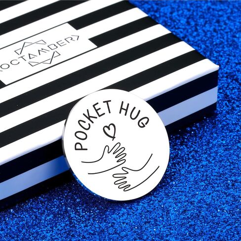 Octamber Pocket Hug Sobriety Gifts for Women Inspirational Valentines Day Gifts for Mom Dad Daughter Son Sober Gifts for Men AA NA Addiction Recovery Gifts for Him Her Alcoholics Anonymous Gifts in Saudi Arabia