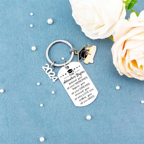 IURFURT 2024 Graduation Gifts for Her Him Class of 2024 Keychain for Teenager High School Student College Graduation Gifts for College Masters Degree PHD Nurse in Kuwait