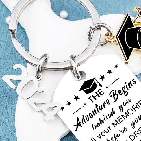 IURFURT 2024 Graduation Gifts for Her Him Class of 2024 Keychain for Teenager High School Student College Graduation Gifts for College Masters Degree PHD Nurse in Kuwait