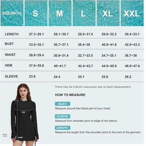 LilyCat Women's Rash Guard Long Sleeve Sun Protection Clothing Half Zip Swim Shirt Side Adjustable Swimsuit Tops in Kuwait