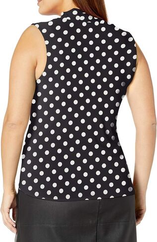 Star Vixen Women's Plus-Size Sleeveless Tieneck Blouse in Saudi Arabia