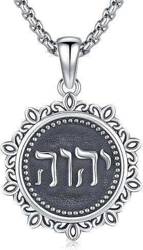 Tetragrammaton/Pentagram/Triple Moon Goddess Necklace for Men Women 925 Sterling Silver Witch Knot Pentacle Pendant Pagan Wiccan Amulet Energy Gifts Jewelry in Kuwait