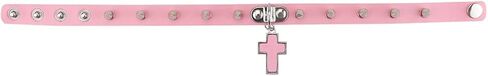 4Pcs Harajuku Rivets Choker PU Leather Collar Gothic Necklace Adjustable Size Neck Accessories in Saudi Arabia
