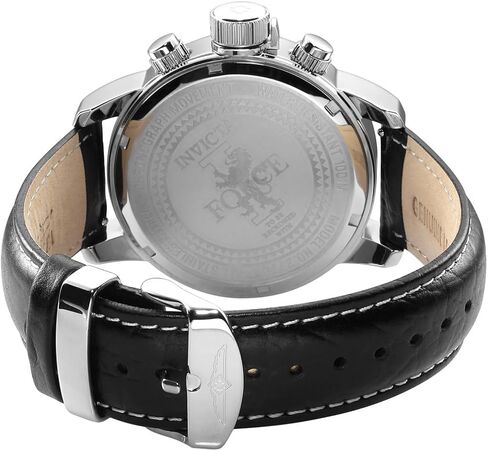 Invicta Men's I-Force Left Handed Quartz Watch with Leather Strap, Black (Model: 2770) in Saudi Arabia