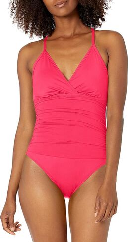 La Blanca Women's Standard Island Goddess Underwire Double Strappy Back One Piece Swimsuit in Saudi Arabia