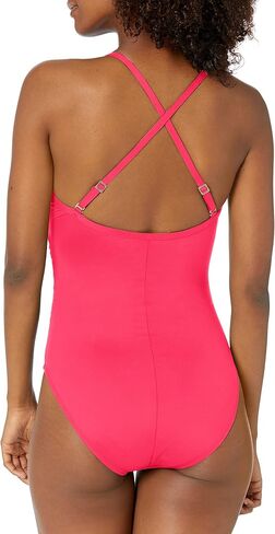 La Blanca Women's Standard Island Goddess Underwire Double Strappy Back One Piece Swimsuit in Saudi Arabia
