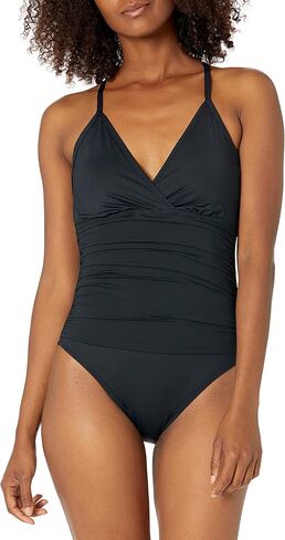 La Blanca Women's Standard Island Goddess Underwire Double Strappy Back One Piece Swimsuit in Saudi Arabia