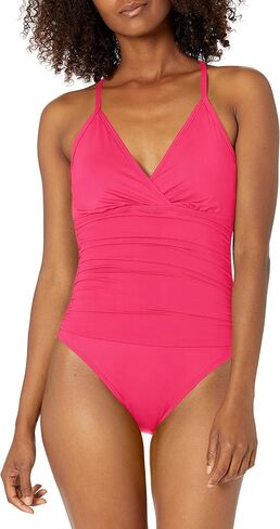 La Blanca Women's Standard Island Goddess Underwire Double Strappy Back One Piece Swimsuit in Saudi Arabia