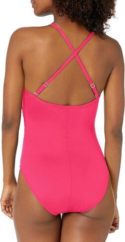 La Blanca Women's Standard Island Goddess Underwire Double Strappy Back One Piece Swimsuit in Saudi Arabia