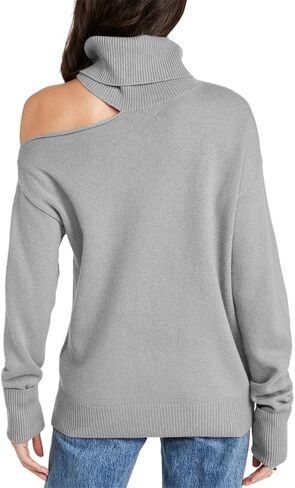 سترات KEOMUD النسائية بدون أكتاف كاجوال برقبة على شكل حرف V وأكمام طويلة وياقة مدورة in Kuwait