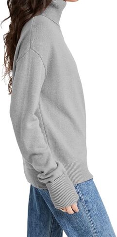 سترات KEOMUD النسائية بدون أكتاف كاجوال برقبة على شكل حرف V وأكمام طويلة وياقة مدورة in Kuwait