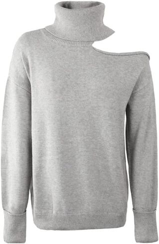 سترات KEOMUD النسائية بدون أكتاف كاجوال برقبة على شكل حرف V وأكمام طويلة وياقة مدورة in Kuwait