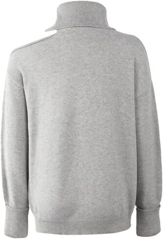 سترات KEOMUD النسائية بدون أكتاف كاجوال برقبة على شكل حرف V وأكمام طويلة وياقة مدورة in Kuwait