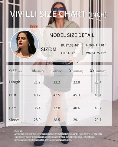 بلوفر نسائي من Vivilli بنصف سحاب وأكمام طويلة وياقة على شكل حرف V كاجوال in Kuwait