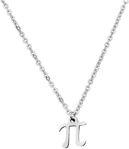 Pi Symbol Pendant Necklace 3.14 Math Sign Jewelry Pi Day Gift For Science Math Lover Teacher in Saudi Arabia