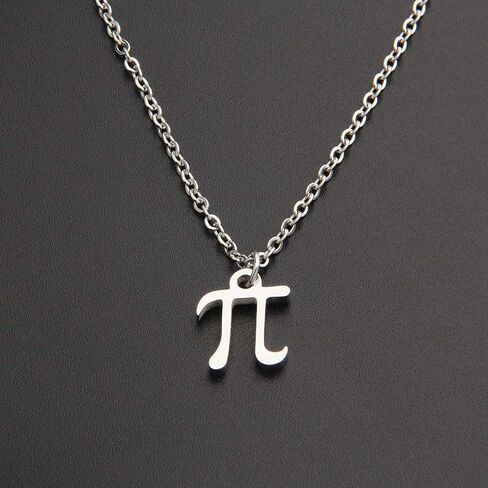 Pi Symbol Pendant Necklace 3.14 Math Sign Jewelry Pi Day Gift For Science Math Lover Teacher in Saudi Arabia