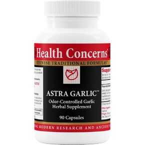 Health Concerns Astra Garlic - Blood Health Support - Garlic Supplement - 90 Capsules