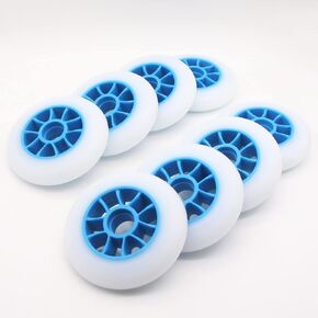 8 Pack 100mm Inline Roller Skate Wheels 85A Premium Replacement for Rollerblade Wheels