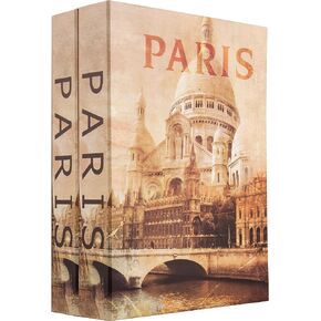 Barska Portable Diversion Dual Book Safe Concealed Lock Box for Secure and Discreet Hidden Storage of Valuables and Personal Items