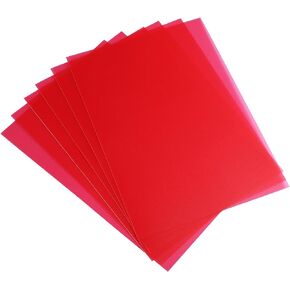 PATIKIL 20 Mil Clear PVC Binding Covers, 10 Pcs Front View Protector Un-Punched A4 Letter Size for Presentation, Report, Paper, Business Office Supply Document, Semi Transparent Blue