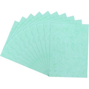 MECCANIXITY 100pcs A4 8-1/2 x 11.5 Inch Presentation Binding Covers Letter Size Leather Textured Grain Paper Un-Punched for Business Reports, Bright White