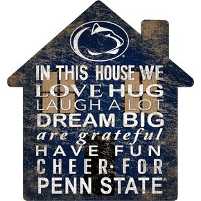Fan Creations NCAA Penn State Nittany Lions Unisex Penn State University House Sign, Team Color, 12 inch