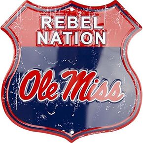 Rebel Nation - Ole Miss Route Sign