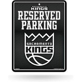 NBA Basketball Metal Parking Sign 8.5" x 11" - Great for Man Cave, Bed Room, Office, Home Décor