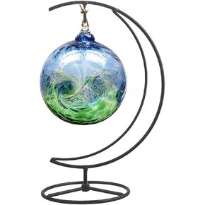 Ornament Display Stand Holder Iron Hanger Air Plant Stand Flower Pot Holder Iron Stand for Hanging Glass Globe Ball ,Christmas Wedding Ornament, Home Office Decor