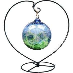 Ornament Display Stand Holder Iron Hanger Air Plant Stand Flower Pot Holder Iron Stand for Hanging Glass Globe Ball ,Christmas Wedding Ornament, Home Office Decor