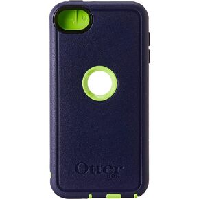 OTTERBOX DEFENDER SERIES Case for Apple iPod Touch (Compatible with 5th/6th/7th Gen) - Retail Packaging - PUNK (Glow Green/Admiral Blue)