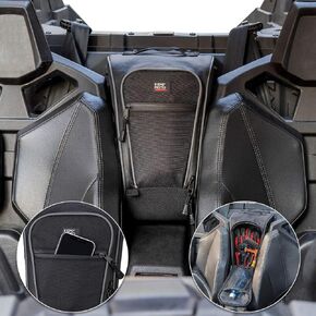 KEMIMOTO PRO XP Storage Bag, 1680D UTV Cab Pack Center Seat Bag with PVC Wear Resistant Zippers UTV Tool Bag Compatible with Polaris PRO XP / 4 2020-2023