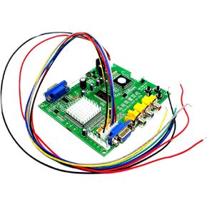Arcade Game RGB CGA EGA YUV to VGA HD Video Converter Board 1 VGA Single Output Jamma Game Monitor to CRT to LCD Converter PDP GBS-8200 Projector