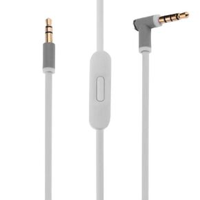 Solo Replacement 3.5mm Audio Cable Cord Wire with in-line Remote Microphone Compatible with Beats by Dr Dre Headphones Solo/Studio/Pro/Detox/Wireless/Mixr/Executive/Pill Suppot iOS System (Pink)