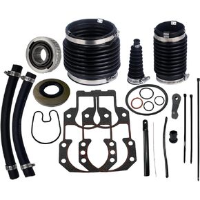 803097T1 Alpha One Transom Bellows Repair Reseal Kit for MerCruiser Stern Drives R MR Alpha 1 Gen 1 and SS with Bell and Gimbal Housing Bearing parts 803097T1 Sierra 18-2601
