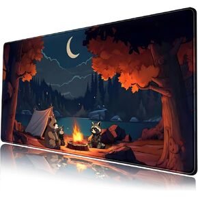 Strange Planet Mouse Pad Desk Mat Space Scene Large Gaming Mouse Pad Anime Desk Pad Mousepad XXL Extended Keyboard Mat Futuristic Spaceship Cosmic Adventure Mouse Mat 31.5''X15.7''