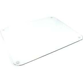 وسادة مكتب FloorTex FCDE2036G مع أقدام سيليكون، زجاج مقسى، عرض 36 بوصة × عمق 20 بوصة، شفاف in Kuwait